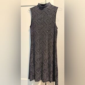 Black and White Sparkle Dress